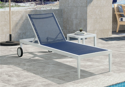 Nizuc - Outdoor Patio Chaise Lounge Chair - Premium Chaises from Meridian Furniture - Just $700! Shop now at brett interiors