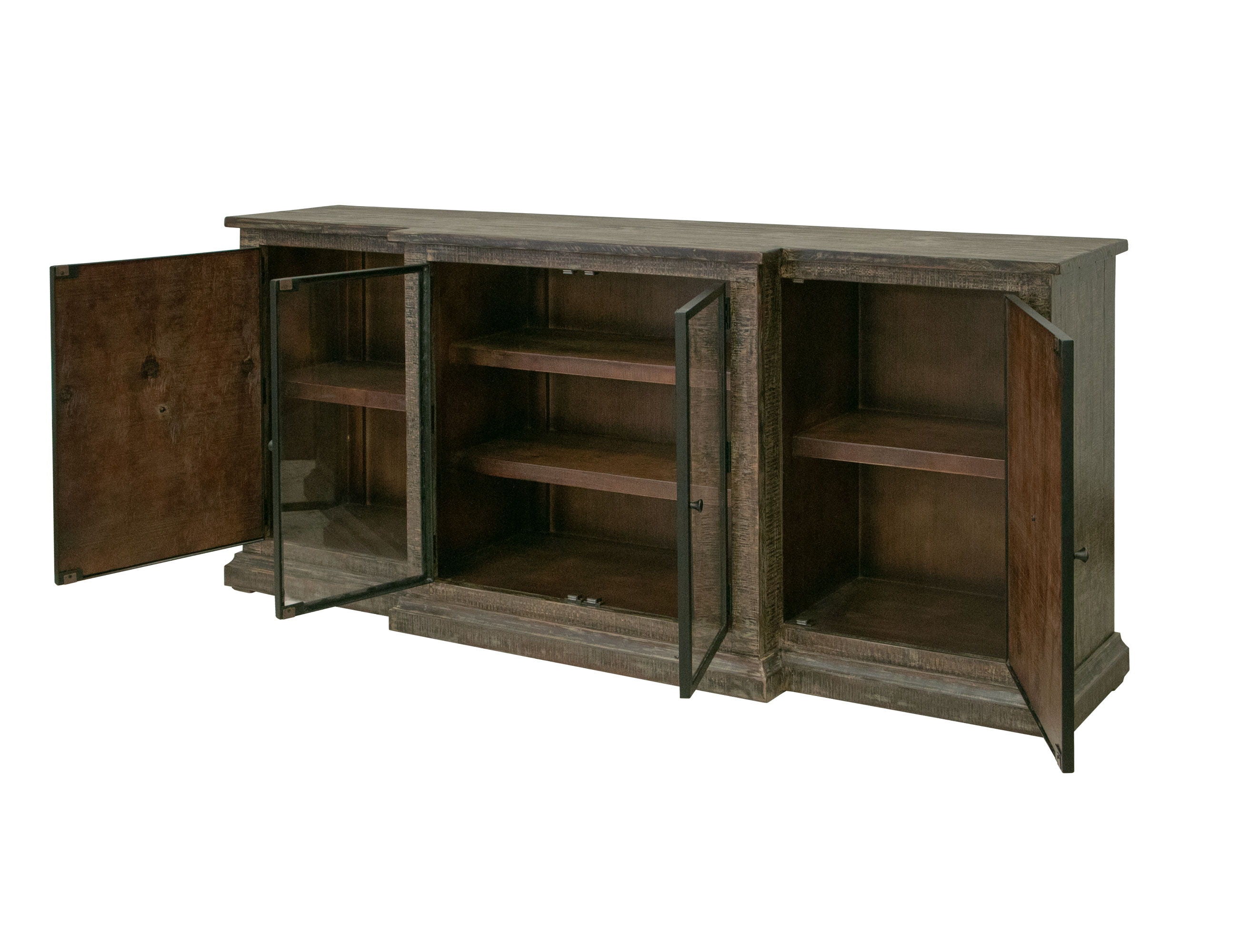 Blackburn - Console - Charred Brown - Premium TV Stands from International Furniture Direct - Just $1537.50! Shop now at brett interiors