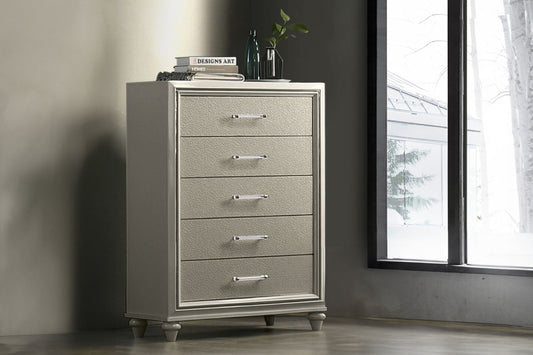 Lumina - Chest - Silver - Premium Accent Chests from New Classic - Just $575! Shop now at brett interiors