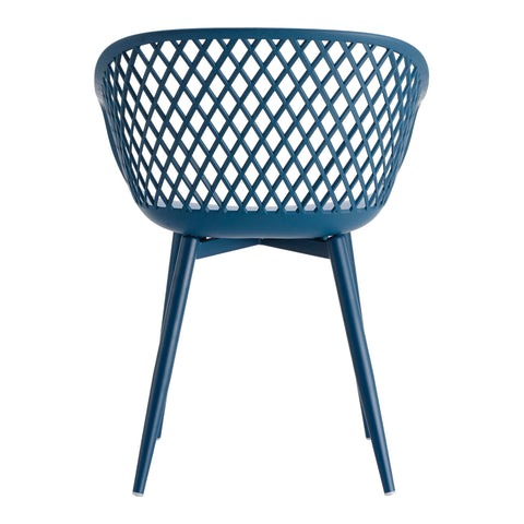 Piazza - Outdoor Chair Chair (Set of 2) - Blue - Premium Chair Sets from Moe's Home Collection - Just $572.50! Shop now at brett interiors