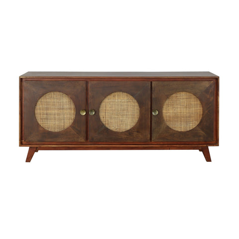 Wesley - Three Door Credenza - Portside Vinegar Brown - Premium Credenzas from Coast2Coast Home - Just $4950! Shop now at brett interiors