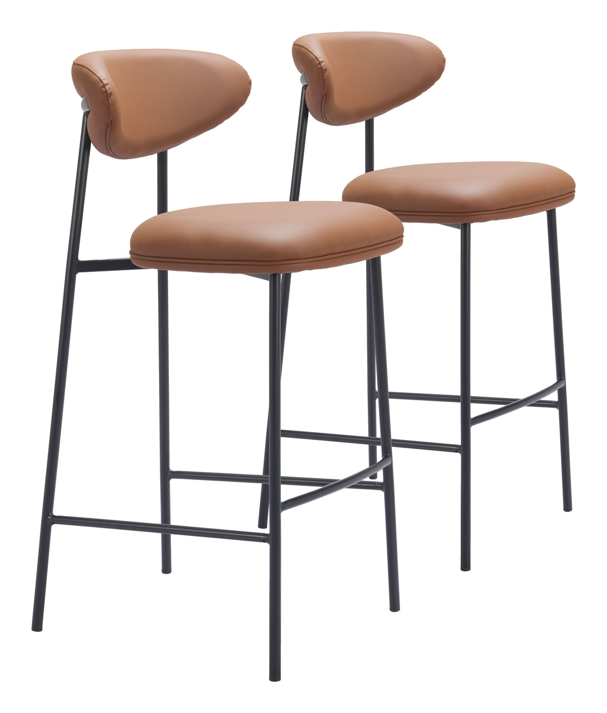 Rorun - Barstool (Set of 2) - Premium Stool Sets from Zuo Modern - Just $1500! Shop now at brett interiors