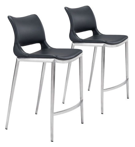 Ace - Counter Chair (Set of 2) - Premium Chair Sets from Zuo Modern - Just $1500! Shop now at brett interiors