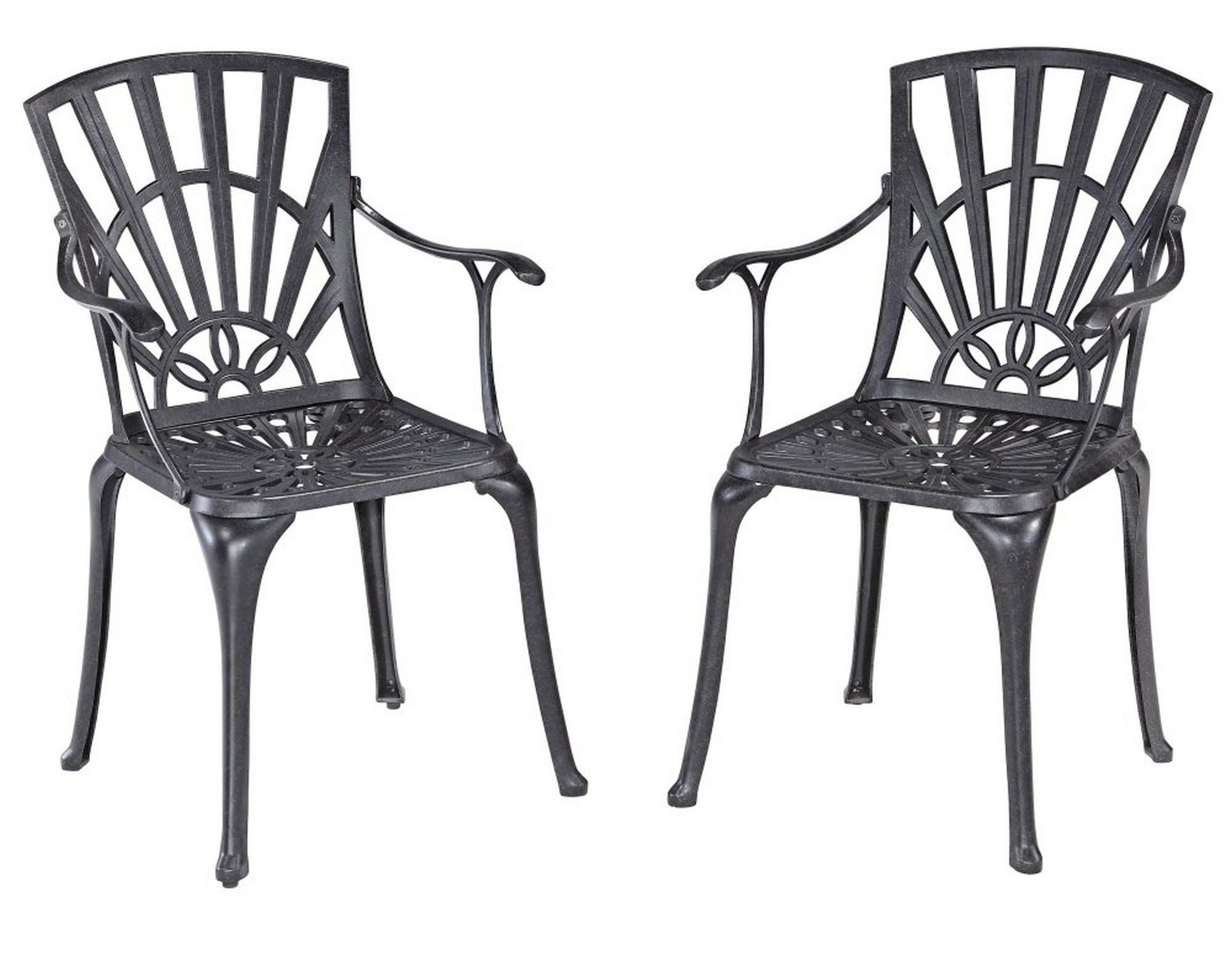 Grenada - 5 Piece Metal Outdoor Dining Set - Gray - 29" - Premium 5 Piece Outdoor Sets from Homestyles - Just $3124.98! Shop now at brett interiors