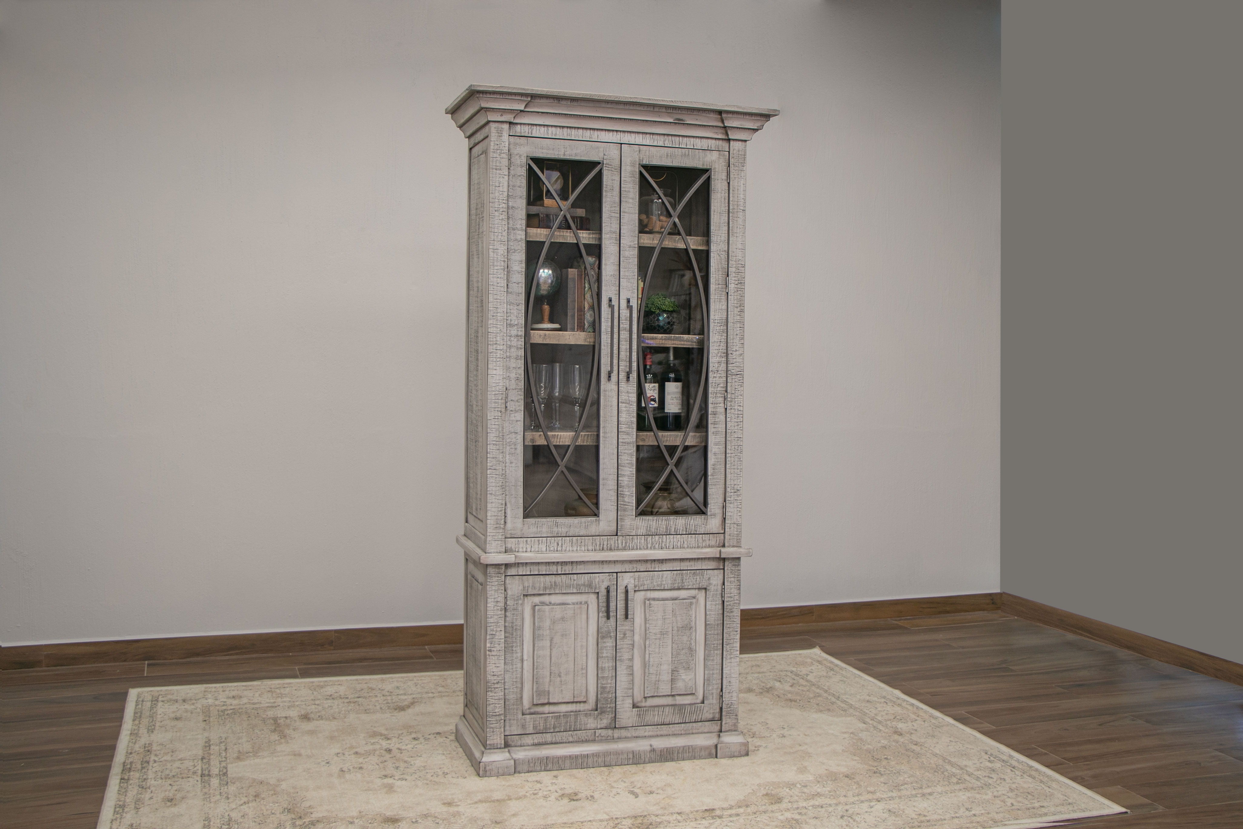 Marlin - Cabinet - Gray - Premium Accent Cabinets from International Furniture Direct - Just $1372.50! Shop now at brett interiors