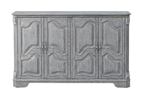 Gramercy - Four Door Credenza - Weathered Gray - Premium Credenzas from Coast2Coast Home - Just $3960! Shop now at brett interiors