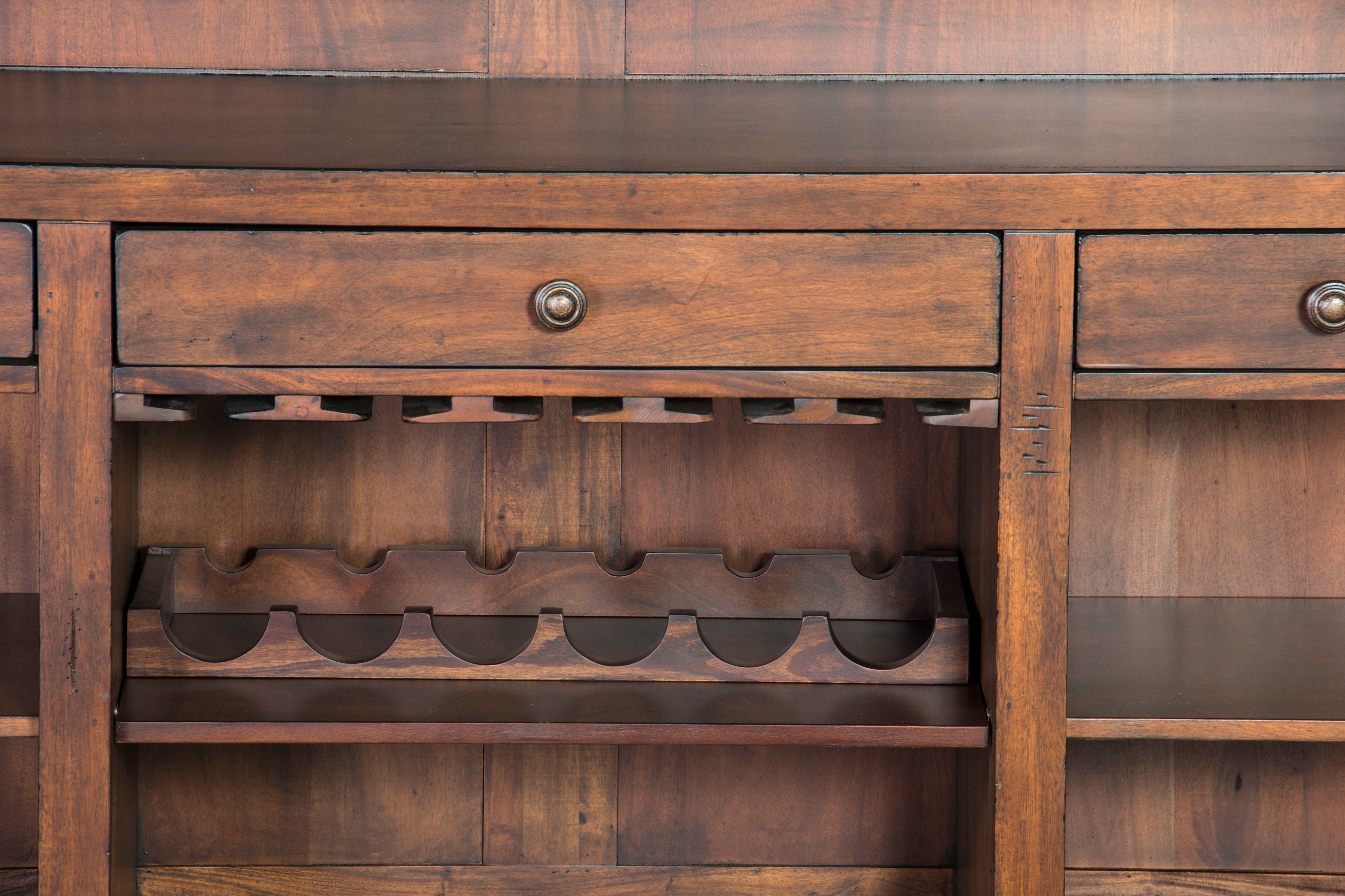 Tuscany - Bar - Dark Brown - Premium Bars & Bar Carts from Sunny Designs - Just $1645! Shop now at brett interiors