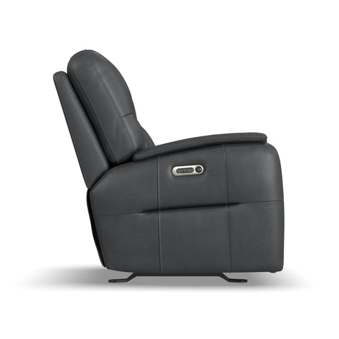 Wilson - Power Gliding Recliner With Power Headrest - Thunder - Premium Reclining Chairs from Flexsteel - Just $1875! Shop now at brett interiors