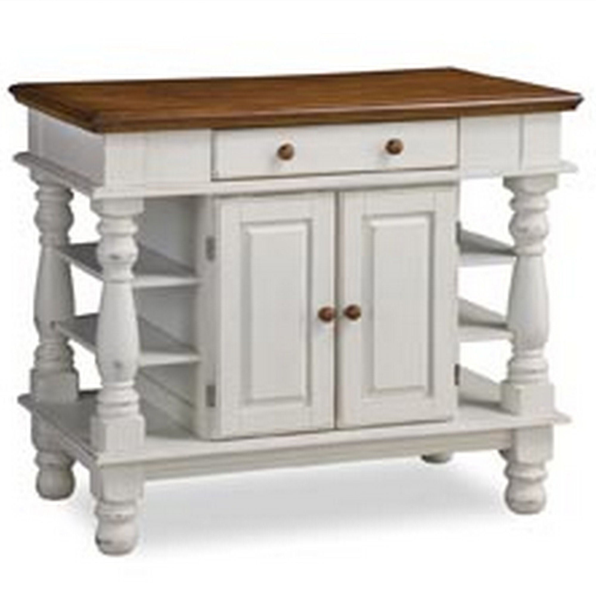 Montauk - Kitchen Island - Wood - White - Premium Islands & Carts from Homestyles - Just $2199.98! Shop now at brett interiors