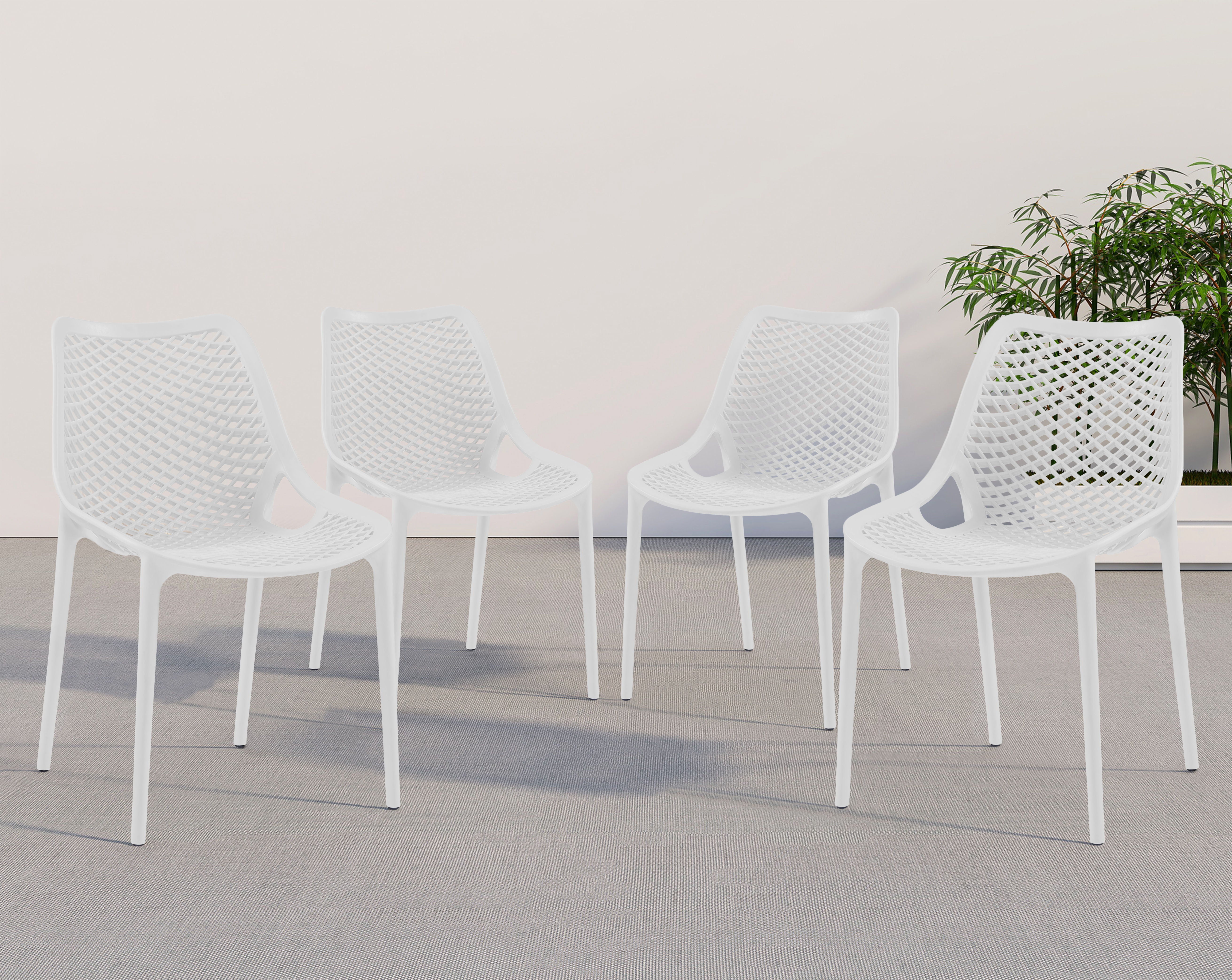 Mykonos - Outdoor Patio Dining Chair Set - Premium Chair Sets from Meridian Furniture - Just $650! Shop now at brett interiors