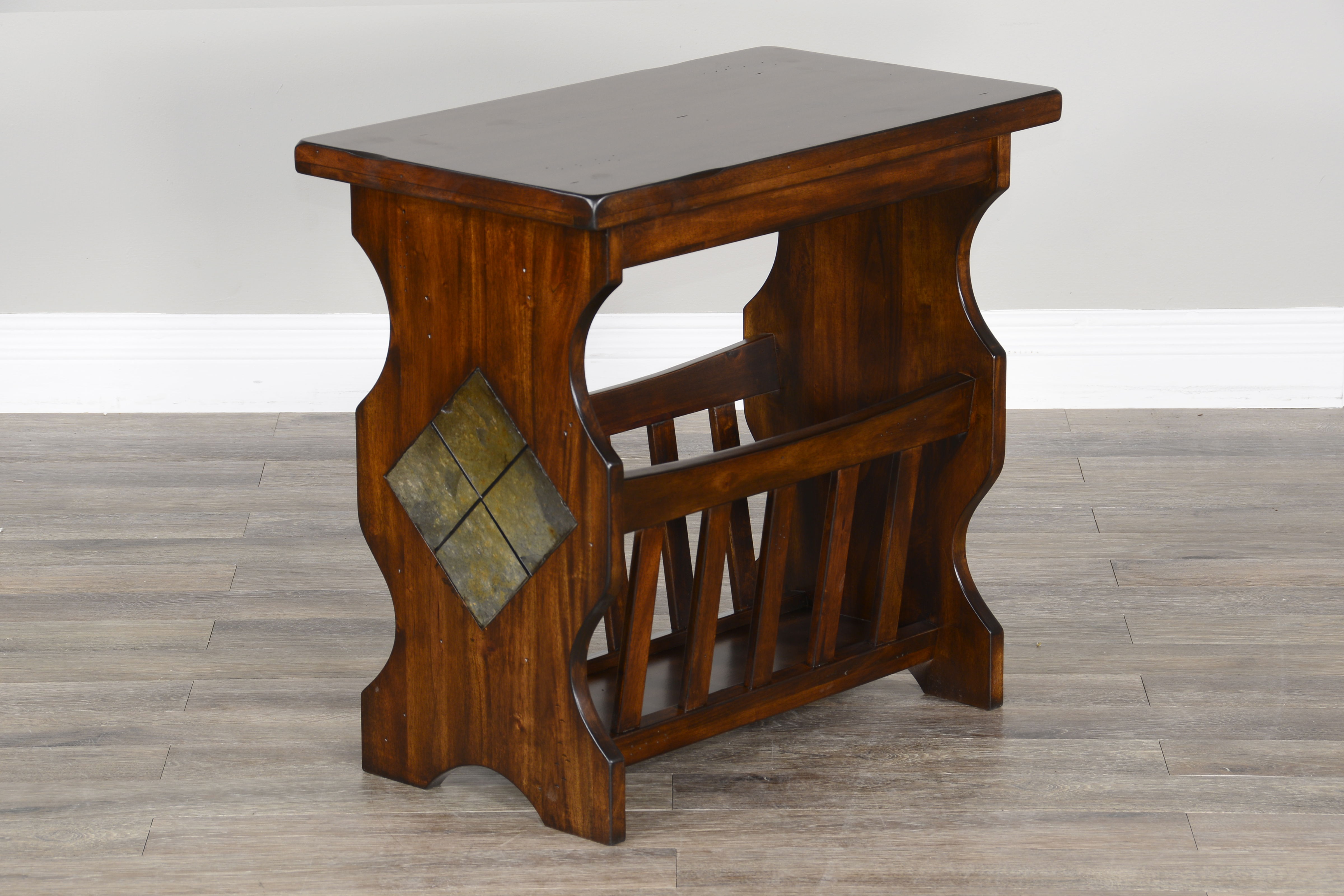 Santa Fe - Magazine Table - Dark Brown - Premium Accent Tables from Sunny Designs - Just $289! Shop now at brett interiors