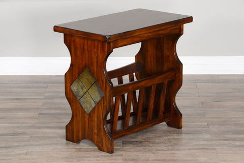 Santa Fe - Magazine Table - Dark Brown - Premium Accent Tables from Sunny Designs - Just $289! Shop now at brett interiors