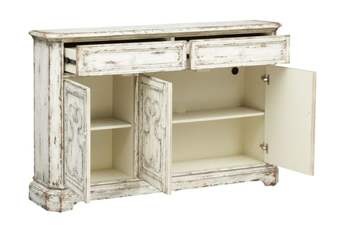 Earl - Three Door Two Drawer Credenza - Outsider Vintage Cream - Premium Credenzas from Coast2Coast Home - Just $4125! Shop now at brett interiors