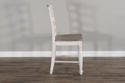 Westwood Village - Barstool - Beige / White - Premium Bar Height (28"-30") from Sunny Designs - Just $202! Shop now at brett interiors