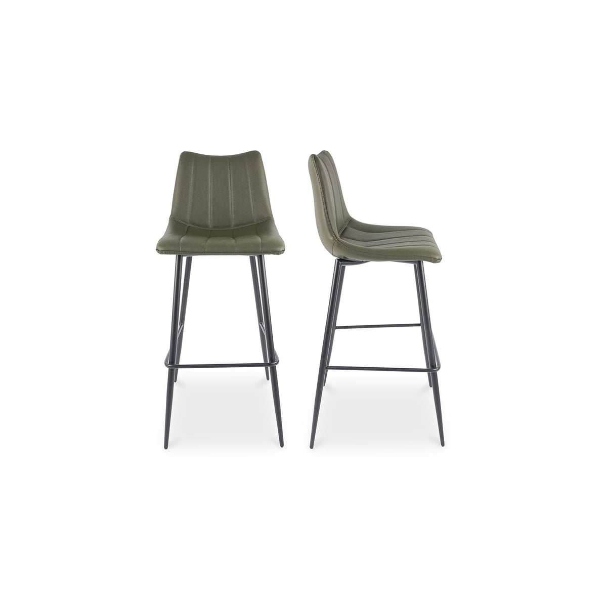 Alibi - Barstool (Set of 2) - Dark Green - Premium Stool Sets from Moe's Home Collection - Just $1147.50! Shop now at brett interiors