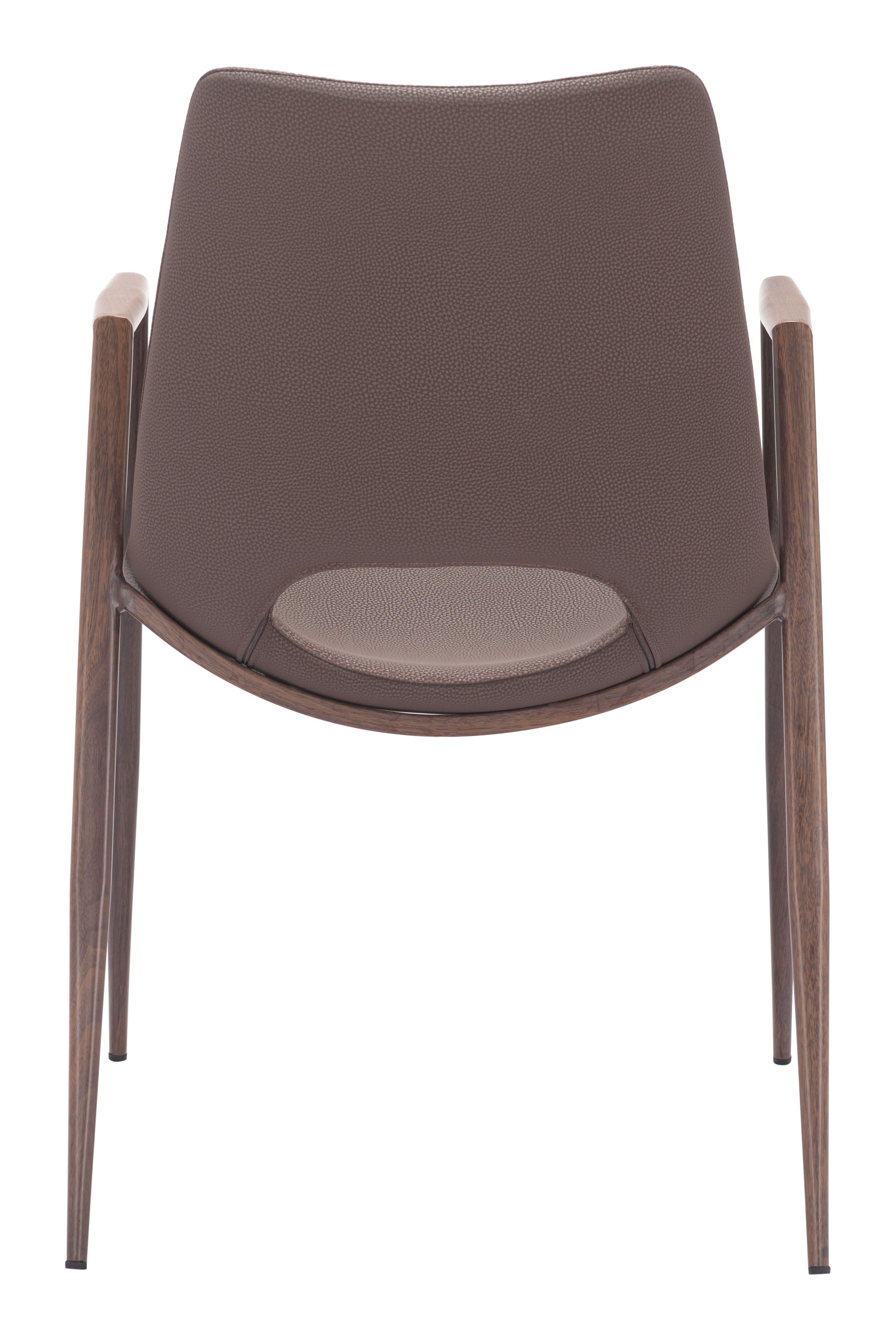 Desi - Dining Chair (Set of 2) Walnut Legs - Premium Chair Sets from Zuo Modern - Just $1400! Shop now at brett interiors