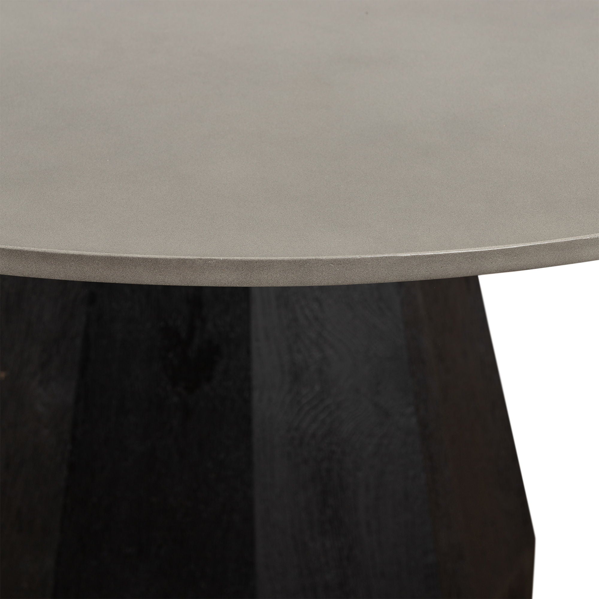 Revival - Round Dining Table - Concrete / Oak - Premium Dining Tables from Armen Living - Just $1232.50! Shop now at brett interiors