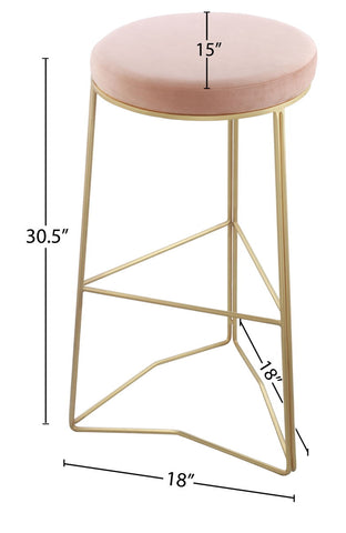 Tres - Bar Stool - Premium Bar Height (28"-30") from Meridian Furniture - Just $337.50! Shop now at brett interiors