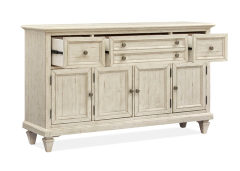 Newport - Buffet - Alabaster - Premium Buffets from Magnussen Furniture - Just $1629! Shop now at brett interiors