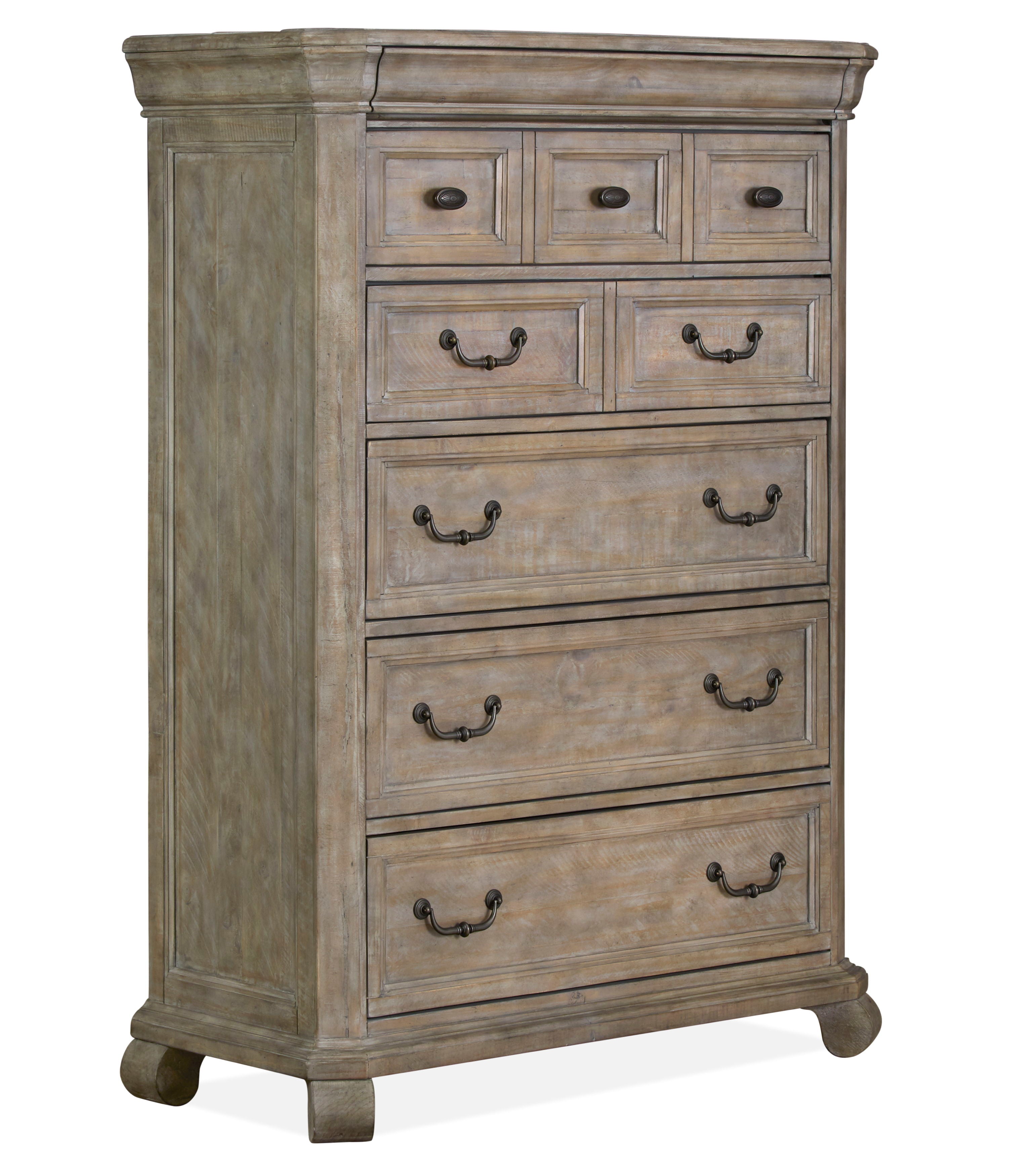 Tinley Park - Drawer Chest - Dove Tail Grey - Premium Accent Chests from Magnussen Furniture - Just $1659! Shop now at brett interiors