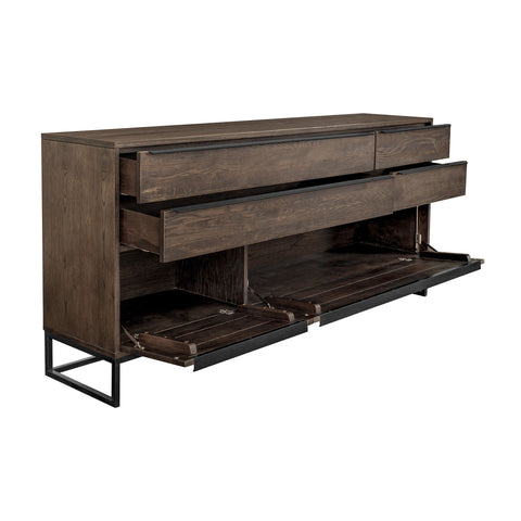 Nevada - Oak Wood Sideboard - Premium Sideboards from Armen Living - Just $1765! Shop now at brett interiors