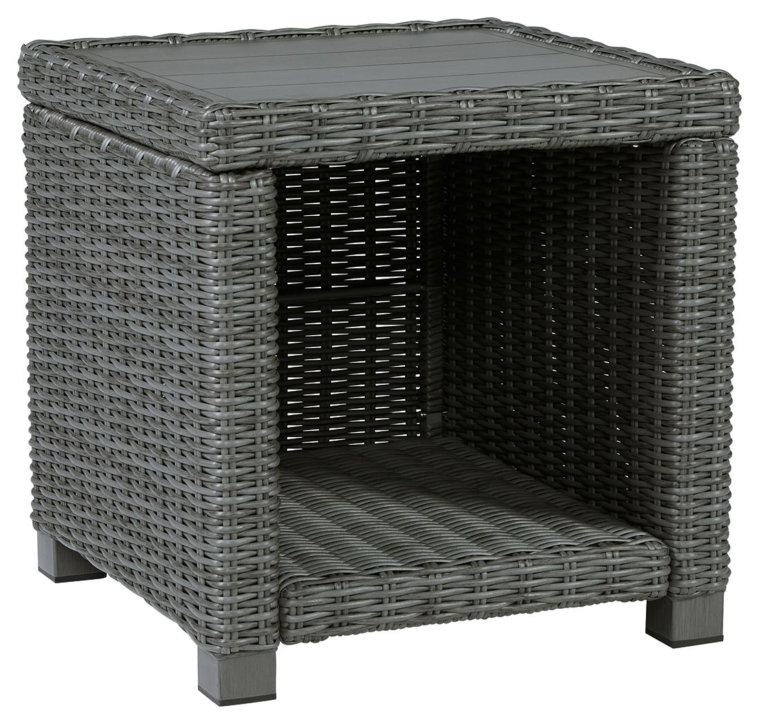 Elite Park - Gray - Square End Table - Premium End Tables from Signature Design by Ashley® - Just $267.50! Shop now at brett interiors