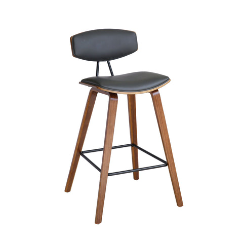 Fox - Mid-Century Bar Stool - Premium Counter Height (24"-27") from Armen Living - Just $202.50! Shop now at brett interiors