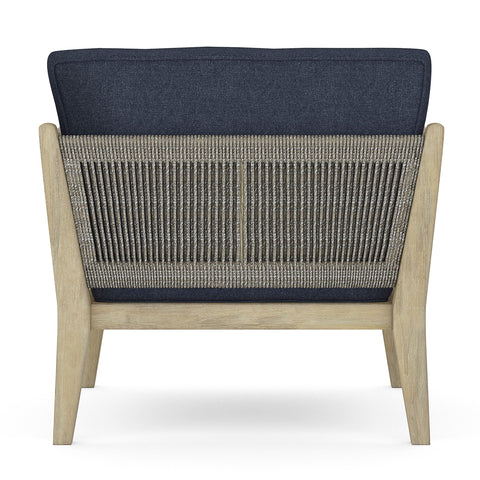 Cayman - Outdoor Conversation Chair - Slate Grey - Premium Arm Chairs from Simpli Home - Just $622! Shop now at brett interiors