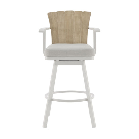 Hazel - Outdoor Patio Swivel Bar Stool - Premium Counter Height (24"-27") from Armen Living - Just $787.50! Shop now at brett interiors