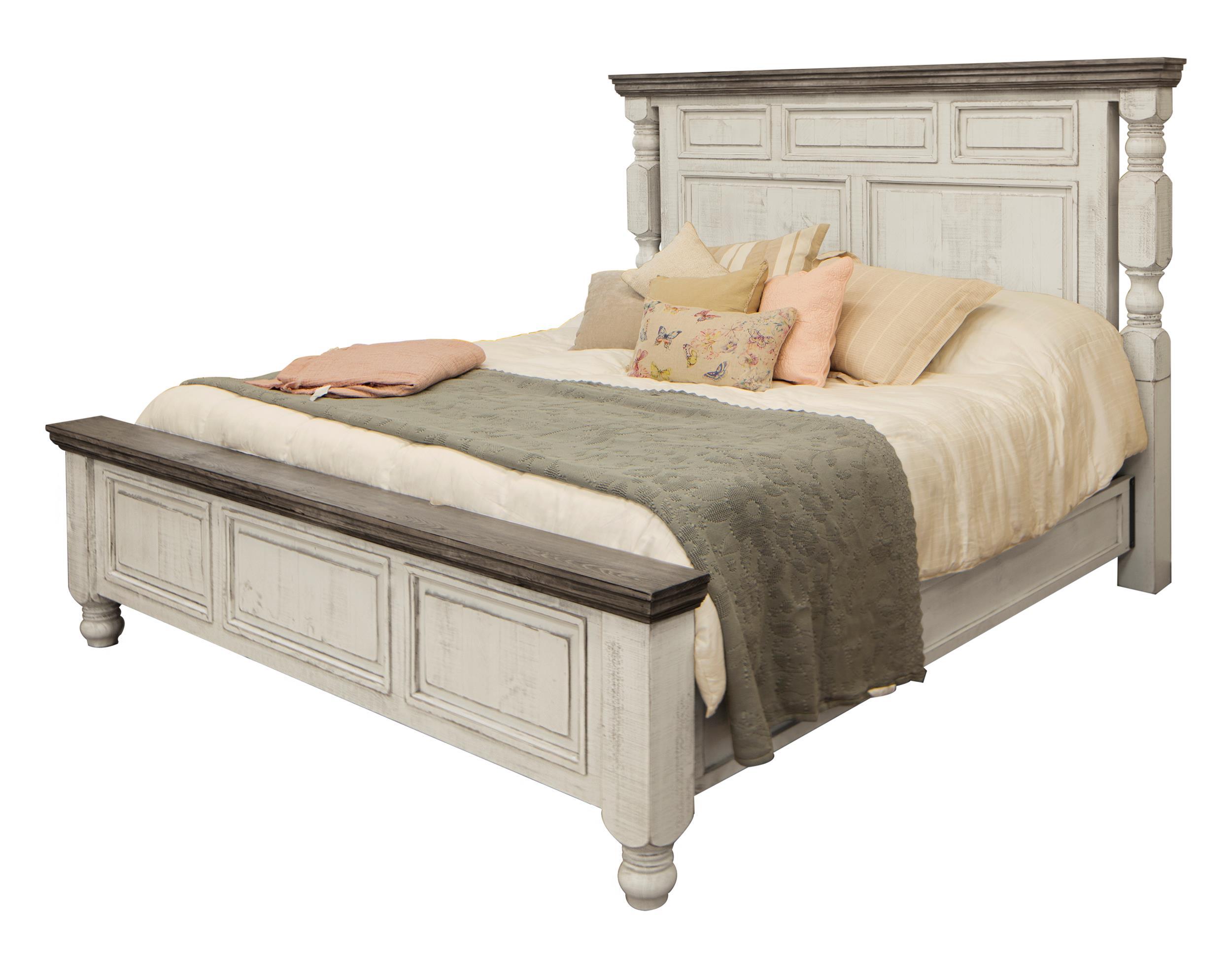 Stone - California King Bed - Two Tone - Premium Panel Beds from International Furniture Direct - Just $1855! Shop now at brett interiors