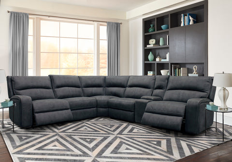 Polaris - 6 Piece Modular Power Reclining Sectional - Premium Reclining Sectionals from Parker Living - Just $3372.50! Shop now at brett interiors