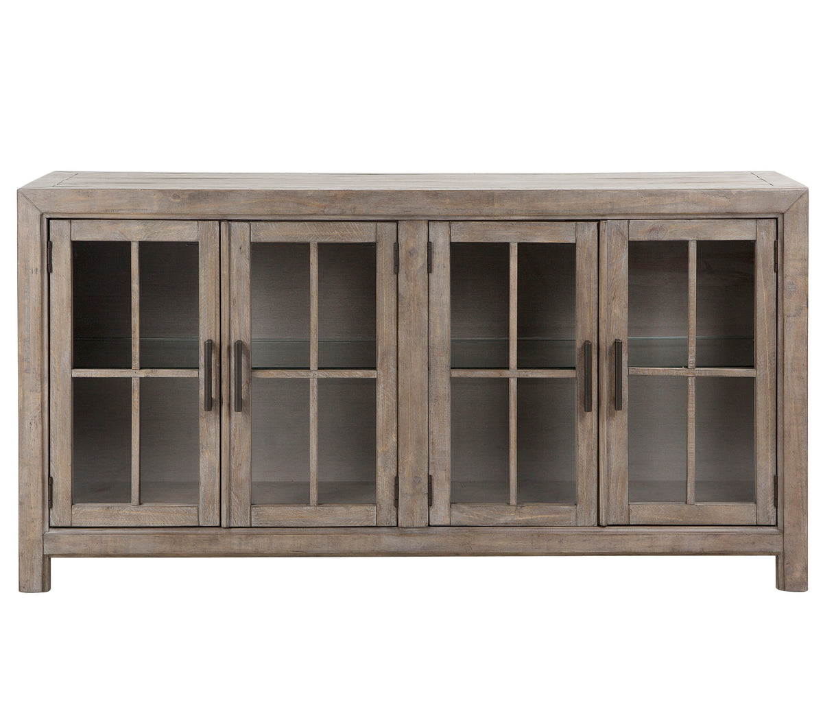 Tinley Park - Buffet Curio Cabinet - Dove Tail Grey - Premium Buffets from Magnussen Furniture - Just $1497.50! Shop now at brett interiors