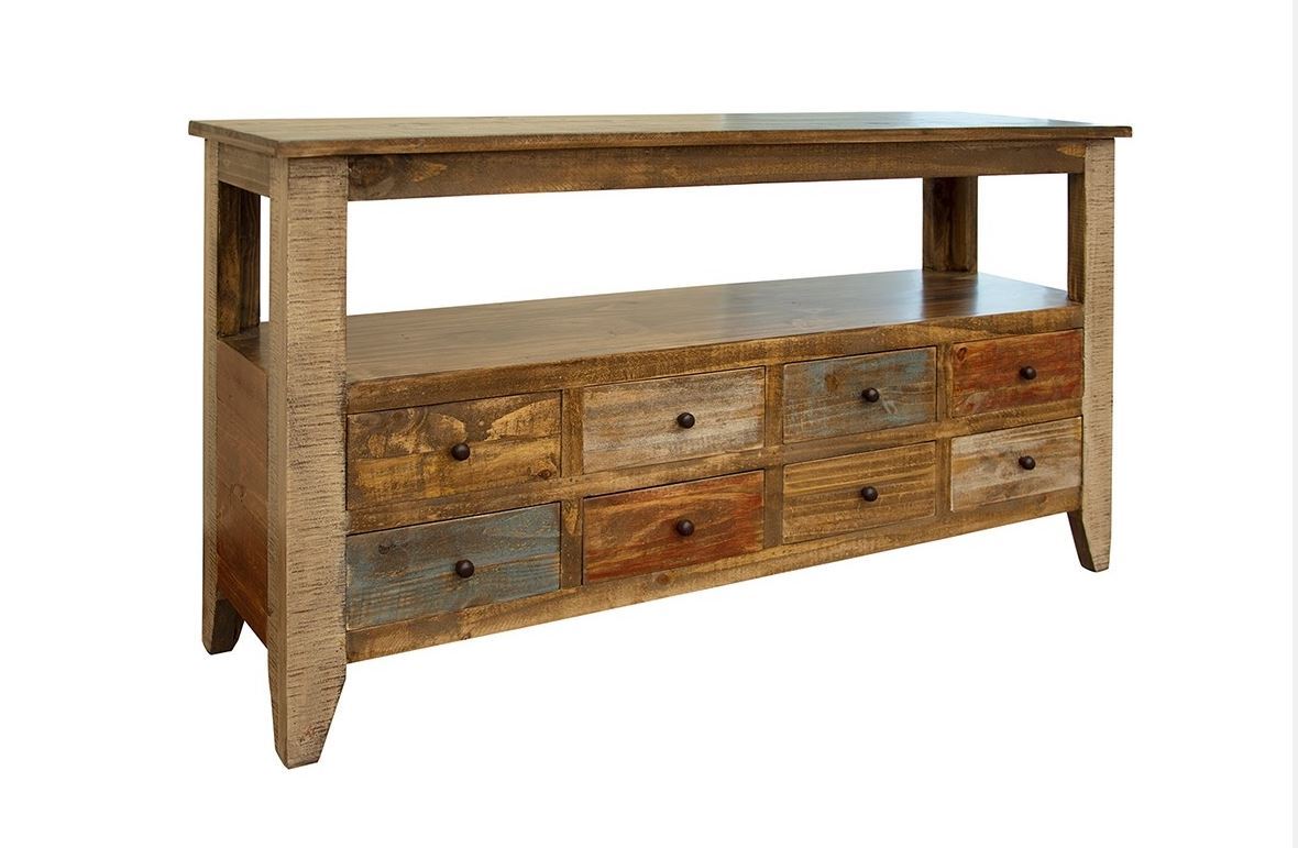 Antique - Multi-Drawer Table With 8 Drawers - Premium Cocktail Tables from International Furniture Direct - Just $672.50! Shop now at brett interiors