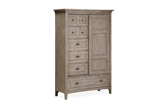 Paxton Place - Wood Door Chest - Dove Tail Grey - Premium Door Chests from Magnussen Furniture - Just $1899! Shop now at brett interiors