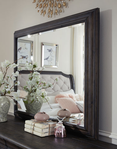 Bellamy - Landscape Mirror - Peppercorn - Premium Landscape Mirrors from Magnussen Furniture - Just $429! Shop now at brett interiors