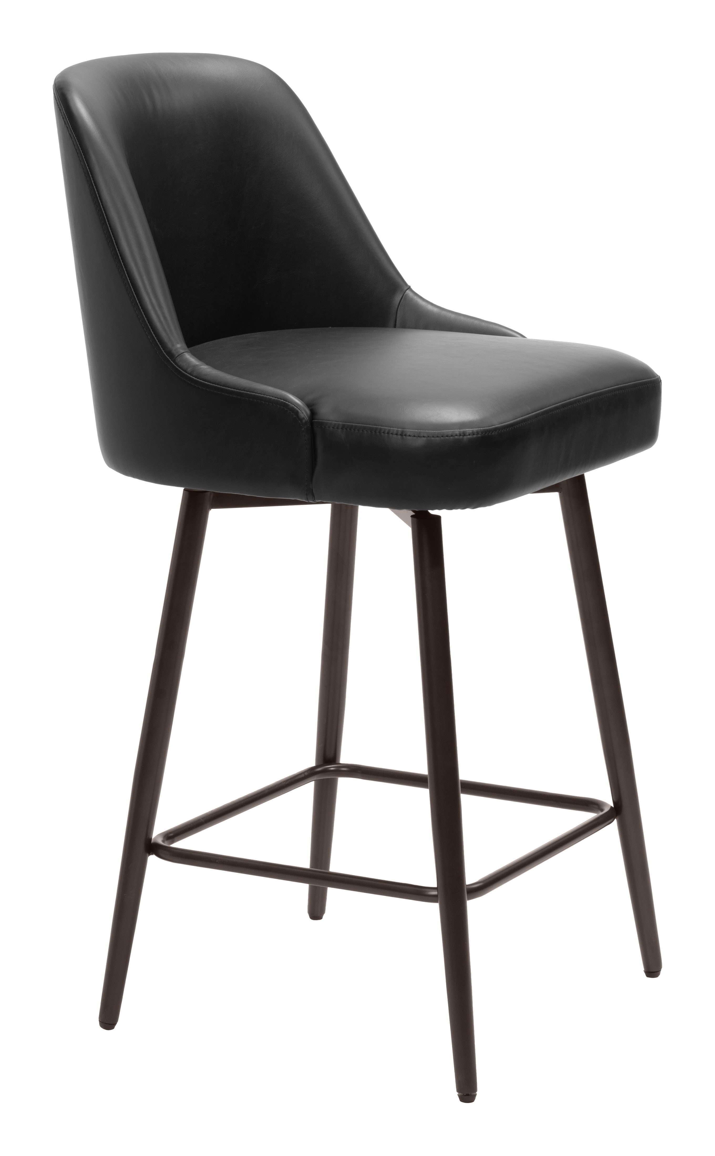 Keppel - Swivel Barstool - Premium Counter Height (24"-27") from Zuo Modern - Just $800! Shop now at brett interiors