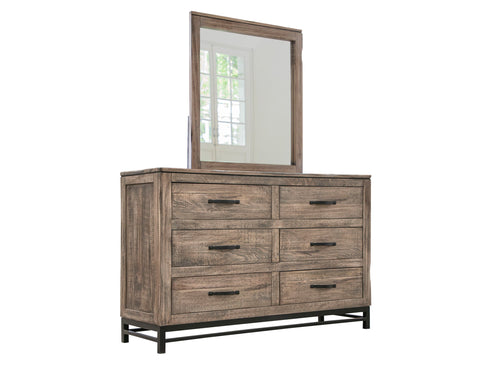 Blacksmith - Mirror - Truffle Brown / Oil Black - Premium Bedroom Mirrors from International Furniture Direct - Just $237.50! Shop now at brett interiors