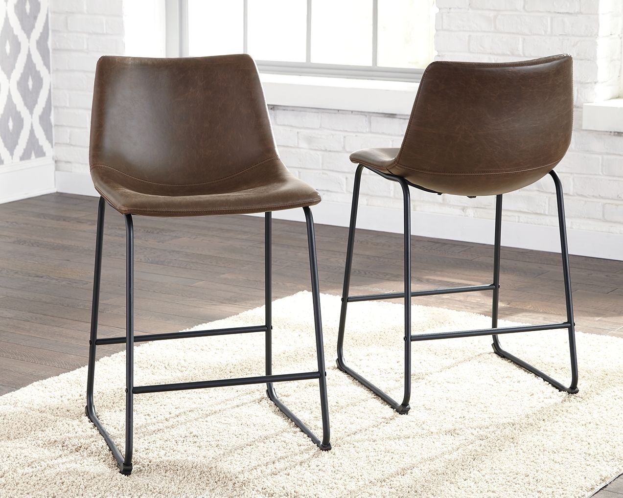 Centiar - Upholstered Barstool (Set of 2) - Premium Stool Sets from Signature Design by Ashley® - Just $265.65! Shop now at brett interiors