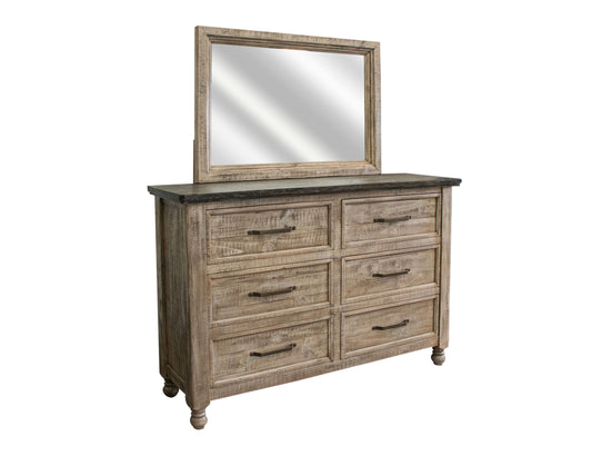 Natural Stone - Dresser - Taupe Brown - Premium Dressers from International Furniture Direct - Just $1497.50! Shop now at brett interiors