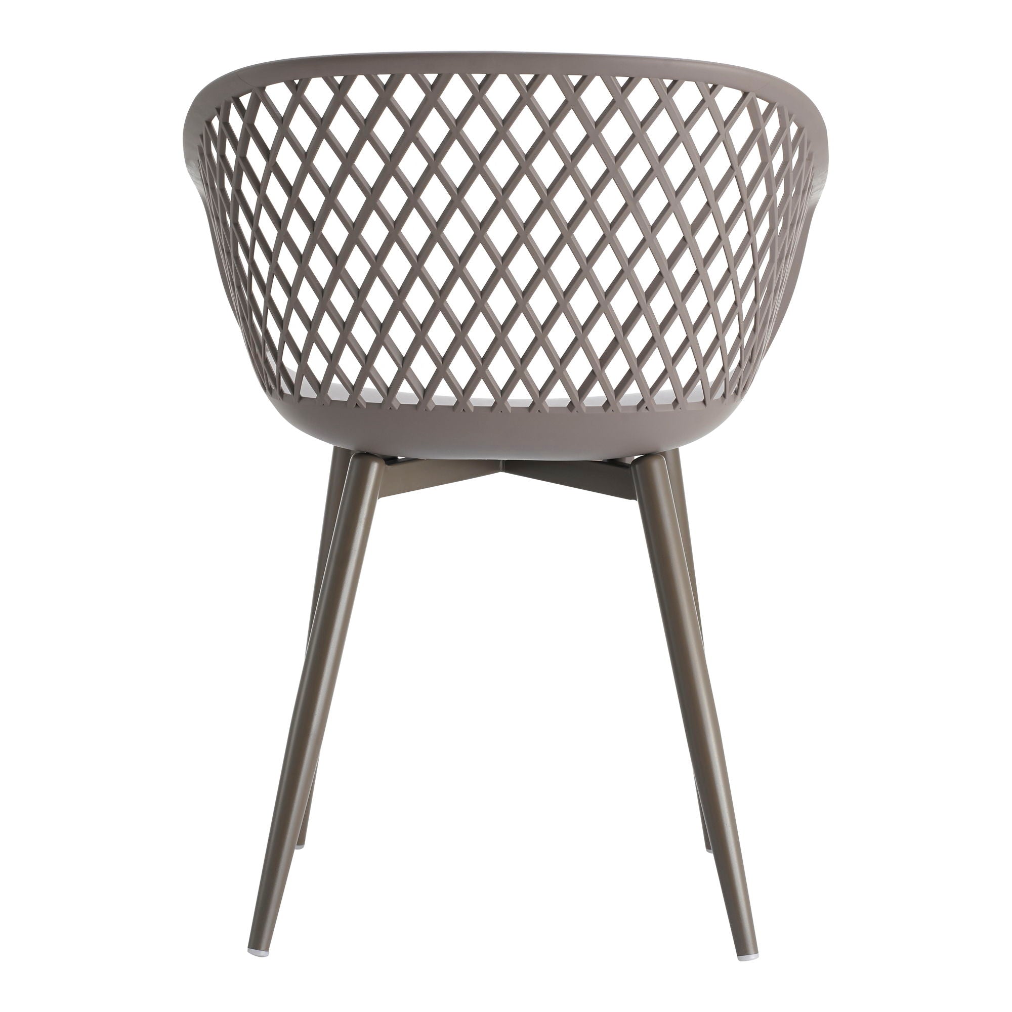 Piazza - Outdoor Chair Chair (Set of 2) - Gray - Premium Chair Sets from Moe's Home Collection - Just $572.50! Shop now at brett interiors