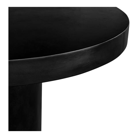 Cassius - Round Outdoor Dining Table - Black - Concrete - Premium Dining Tables from Moe's Home Collection - Just $3122.50! Shop now at brett interiors