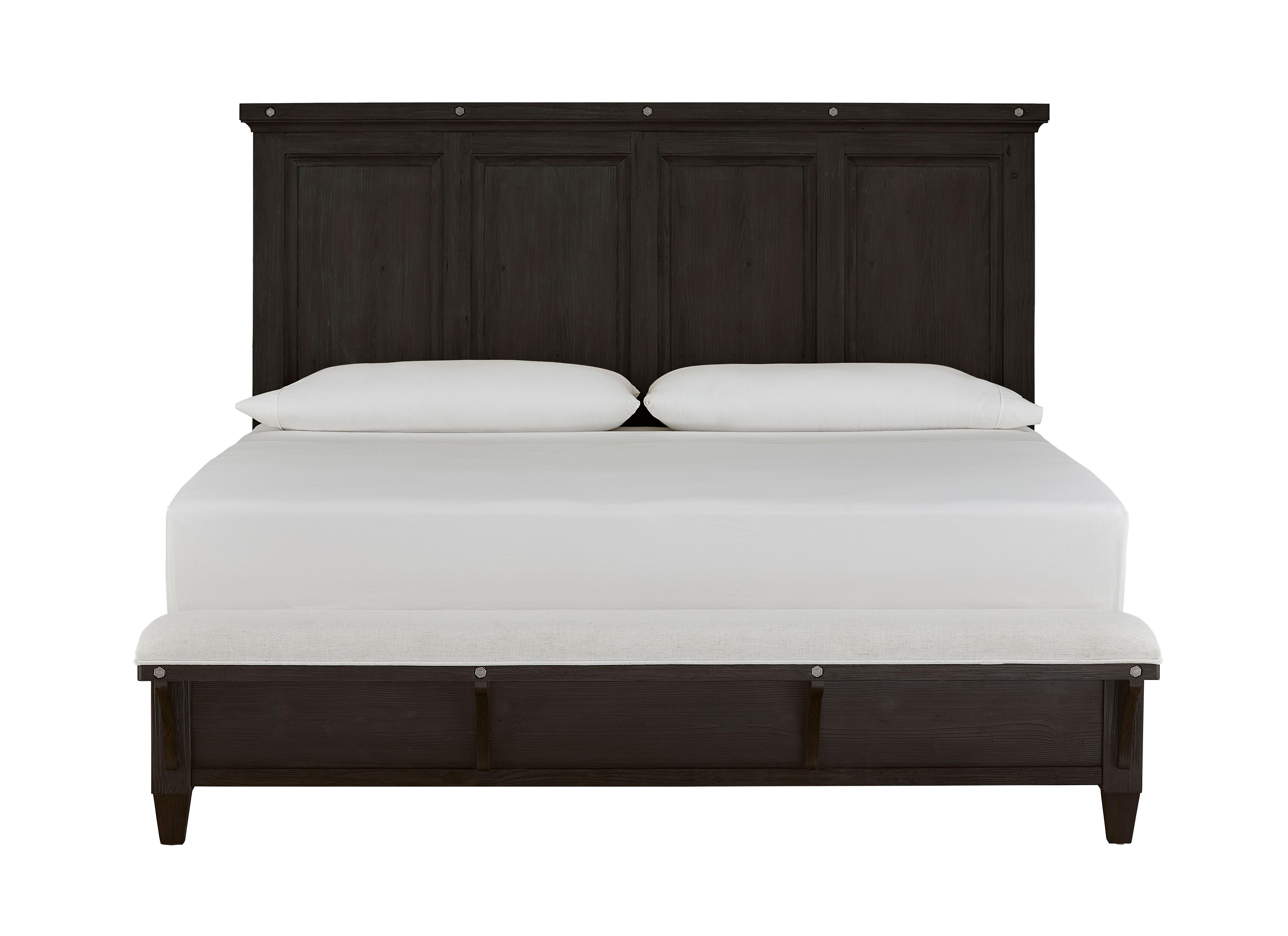 Sierra - Complete Panel Bed With Upholstered Footboard - Premium Panel Beds from Magnussen Furniture - Just $1397! Shop now at brett interiors