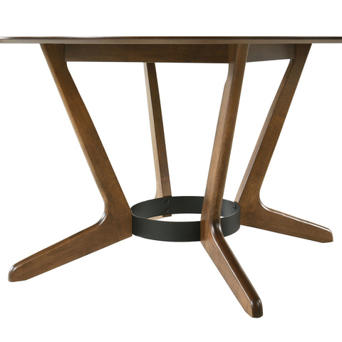 Santana - Round Wood Dining Table - Premium Dining Tables from Armen Living - Just $727.50! Shop now at brett interiors