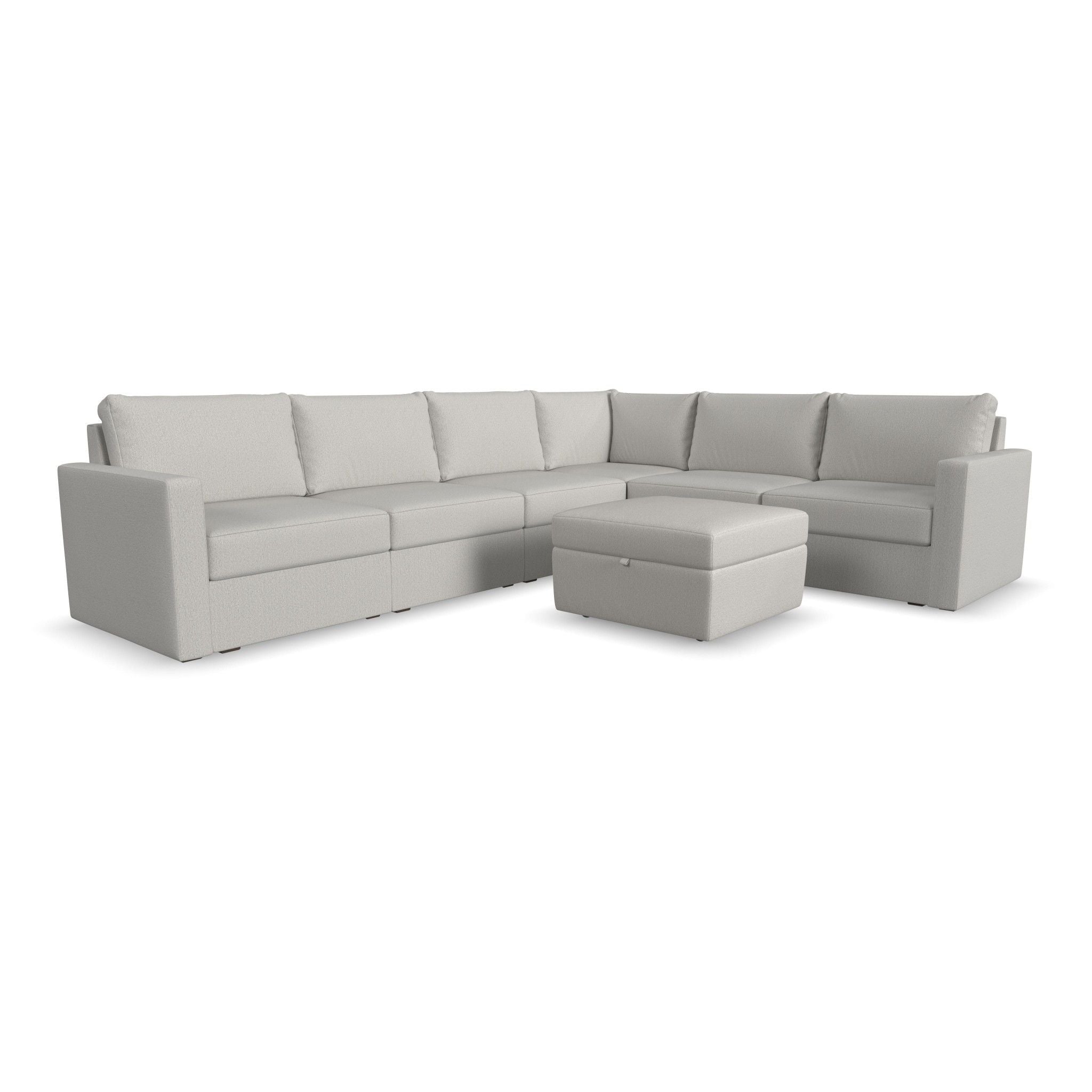 Flex - Sectional with Standard Arm and Storage Ottoman - Premium 2 Piece Living Room Sets from Homestyles - Just $11247.50! Shop now at brett interiors