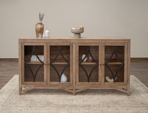 Arena - Console - Drift Sand - Premium TV Stands from International Furniture Direct - Just $1247.50! Shop now at brett interiors