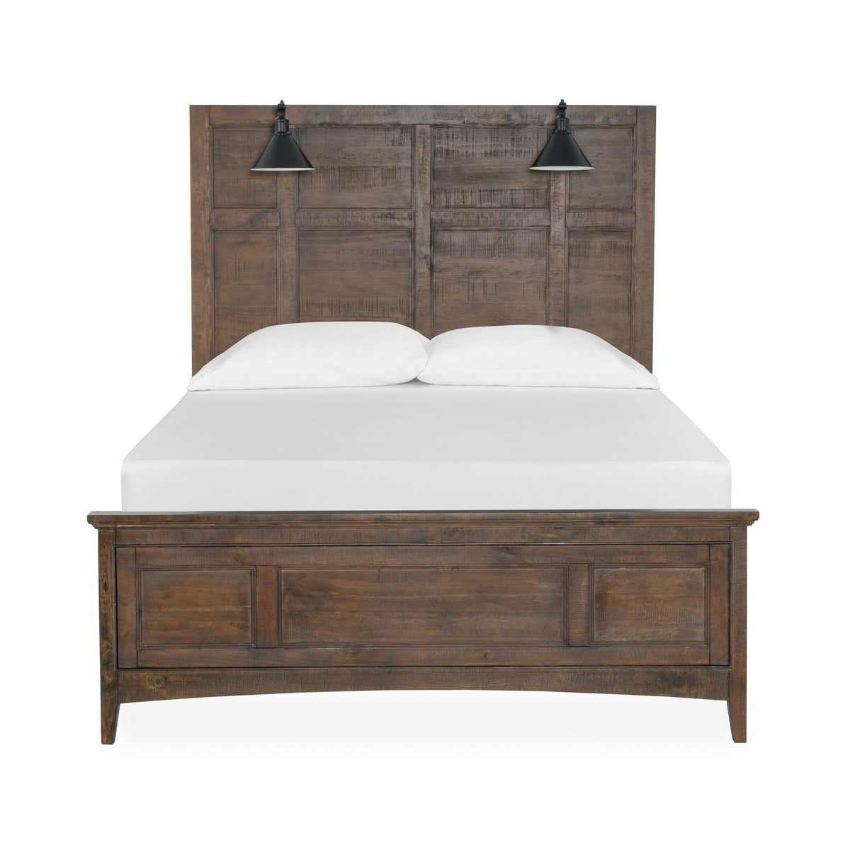 Bay Creek - Complete Lamp Panel Bed With Regular Rails - Premium Panel Beds from Magnussen Furniture - Just $1557! Shop now at brett interiors