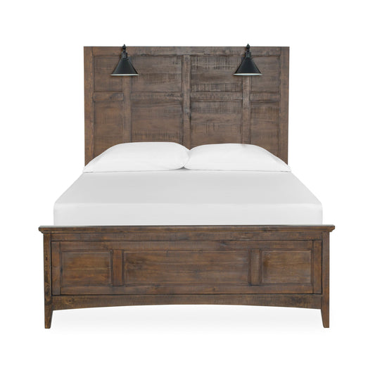 Bay Creek - Complete Lamp Panel Bed With Regular Rails - Premium Panel Beds from Magnussen Furniture - Just $1557! Shop now at brett interiors