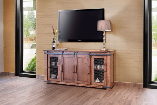 Parota - TV Stand with Drawers - Premium TV Stands from International Furniture Direct - Just $1180! Shop now at brett interiors