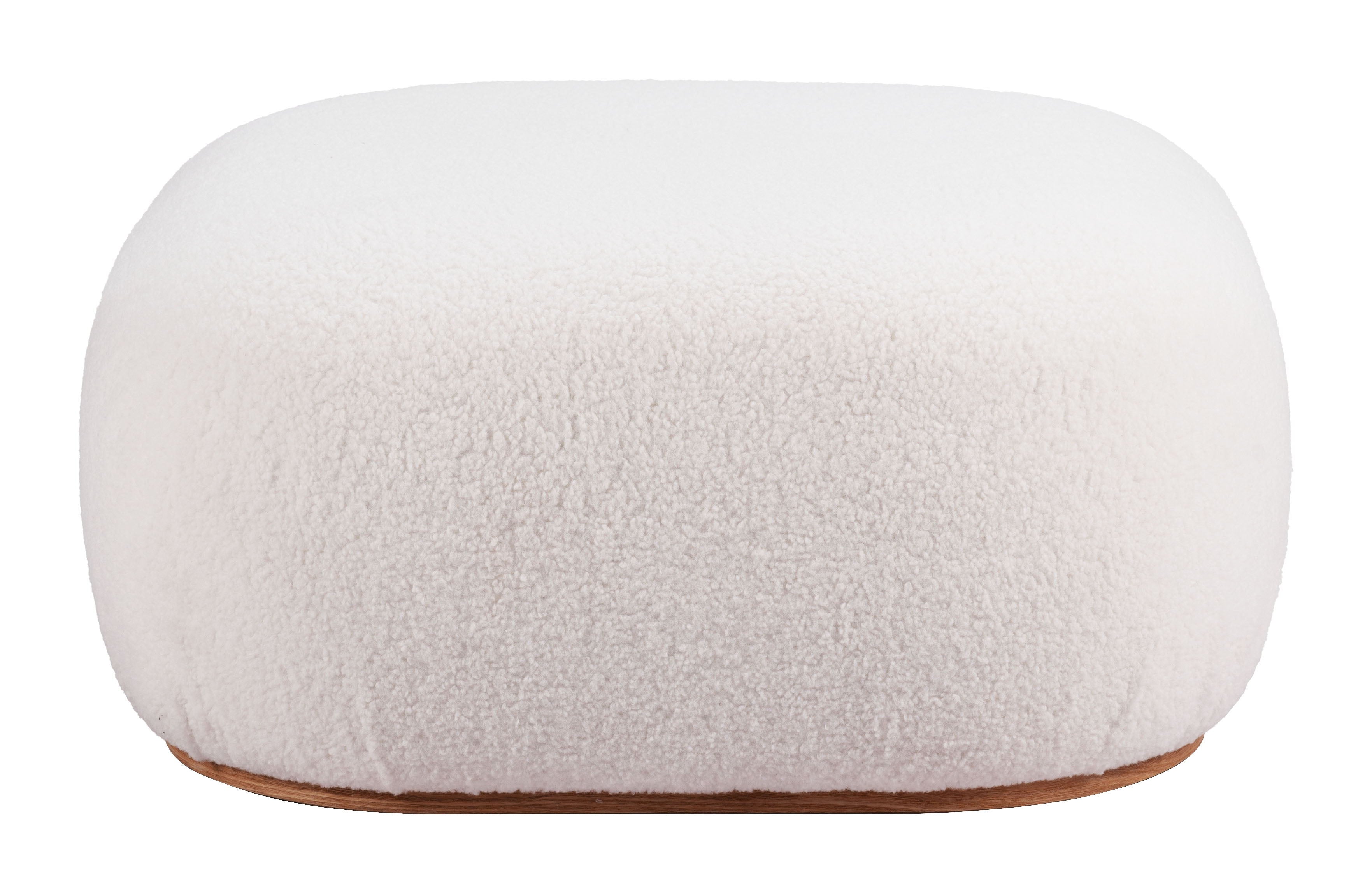 Amber / Azua - Ottoman - Cream - Premium Upholstered Ottomans from Zuo Modern - Just $825! Shop now at brett interiors