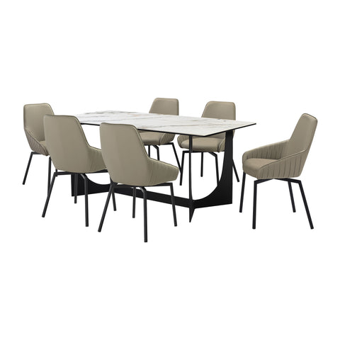 Esme Shilo - Dining Set - Premium 5 Piece Dining Room Sets from Armen Living - Just $3390! Shop now at brett interiors